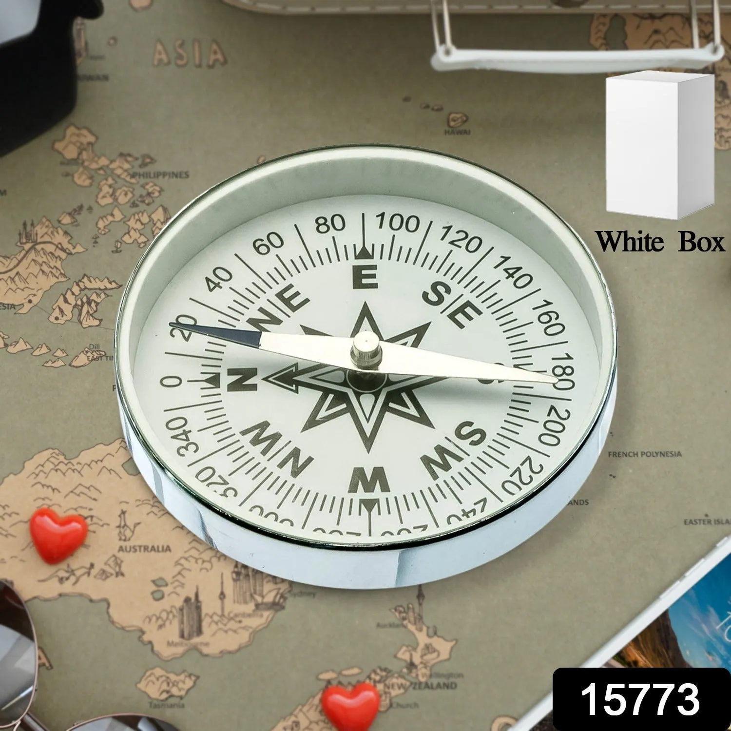 / Inch Handheld and Best choice for Fashion-forward 1 Navigation 3 (80 Compass MM Pc) direction / Large