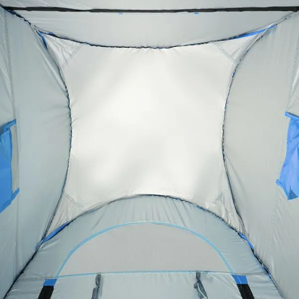 1-2 Person Portable Pop Up Toilet Shower Tent Changing Room Dressing Tent Camping Shelter Blue