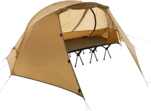1 Person Tent Lightweight Backpacking Tent with Elevated Platform Double-Layer for 4 Season,Bed Tent