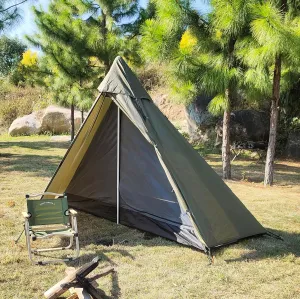 1 Person Tent Ultralight Tipi Tent for Outdoor Camping Backpacking Hiking One Man Small Tent