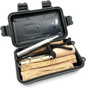 1 Set Fire Starting Kit Fire Starter Rod Fire Blowing Rod Survival Whistle/1659
