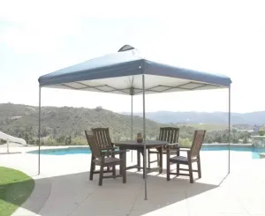 10 ft. x 10 ft. Grey Instant Canopy Pop-Up Tent