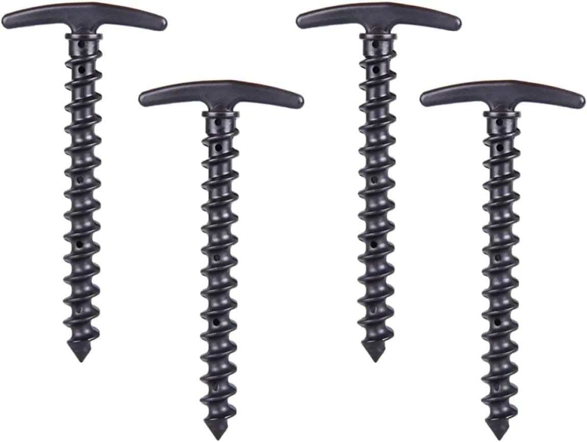 10 Pcs 14.5cm Tent Anchor Nails Nylon Stakes for Secure Tent Grounding Easy to Install and Remove