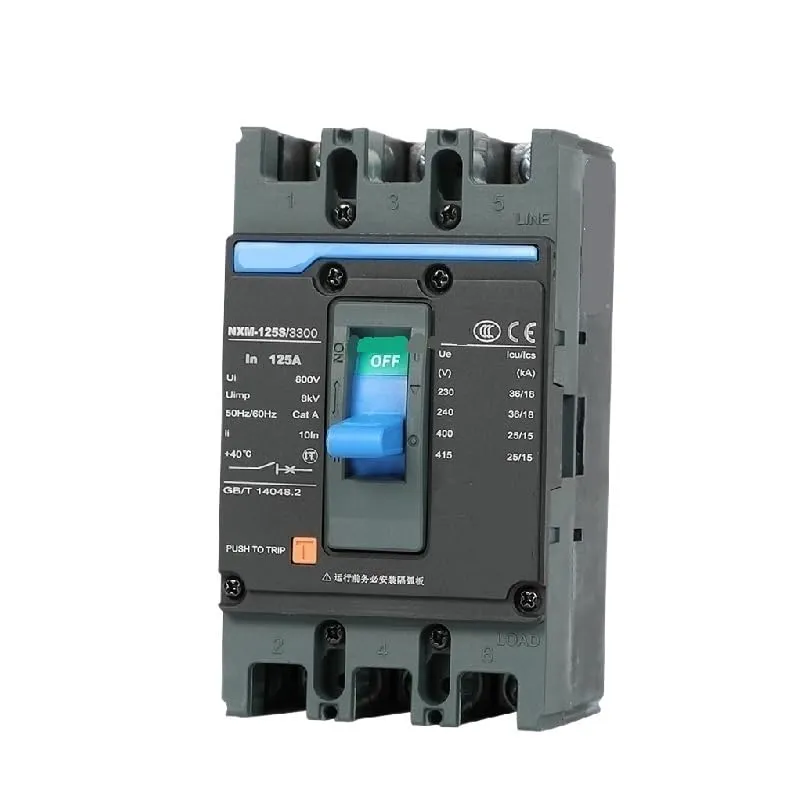 10A-630A MCCB NXM Series 3P 4P Molded Case Circuit Breaker EZC100 NSX100 NSX100F EZC100F EZC100H 100A 160A 200A 250A 630A(32A)