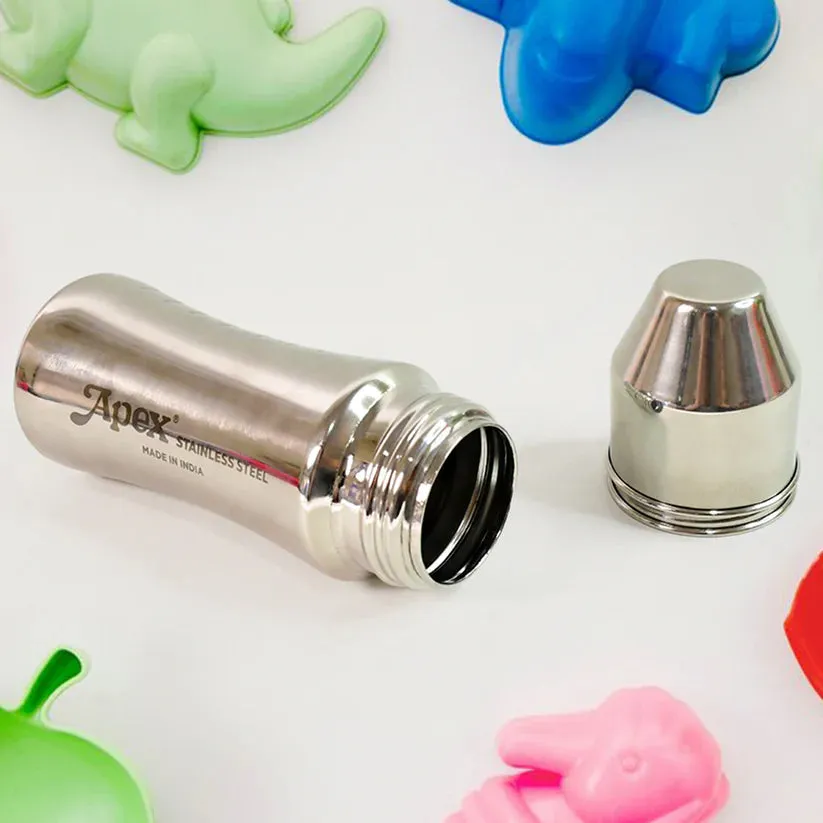 11685 Apex Stainless Steel Little Champ Baby Feeding Bottle (250 ml)