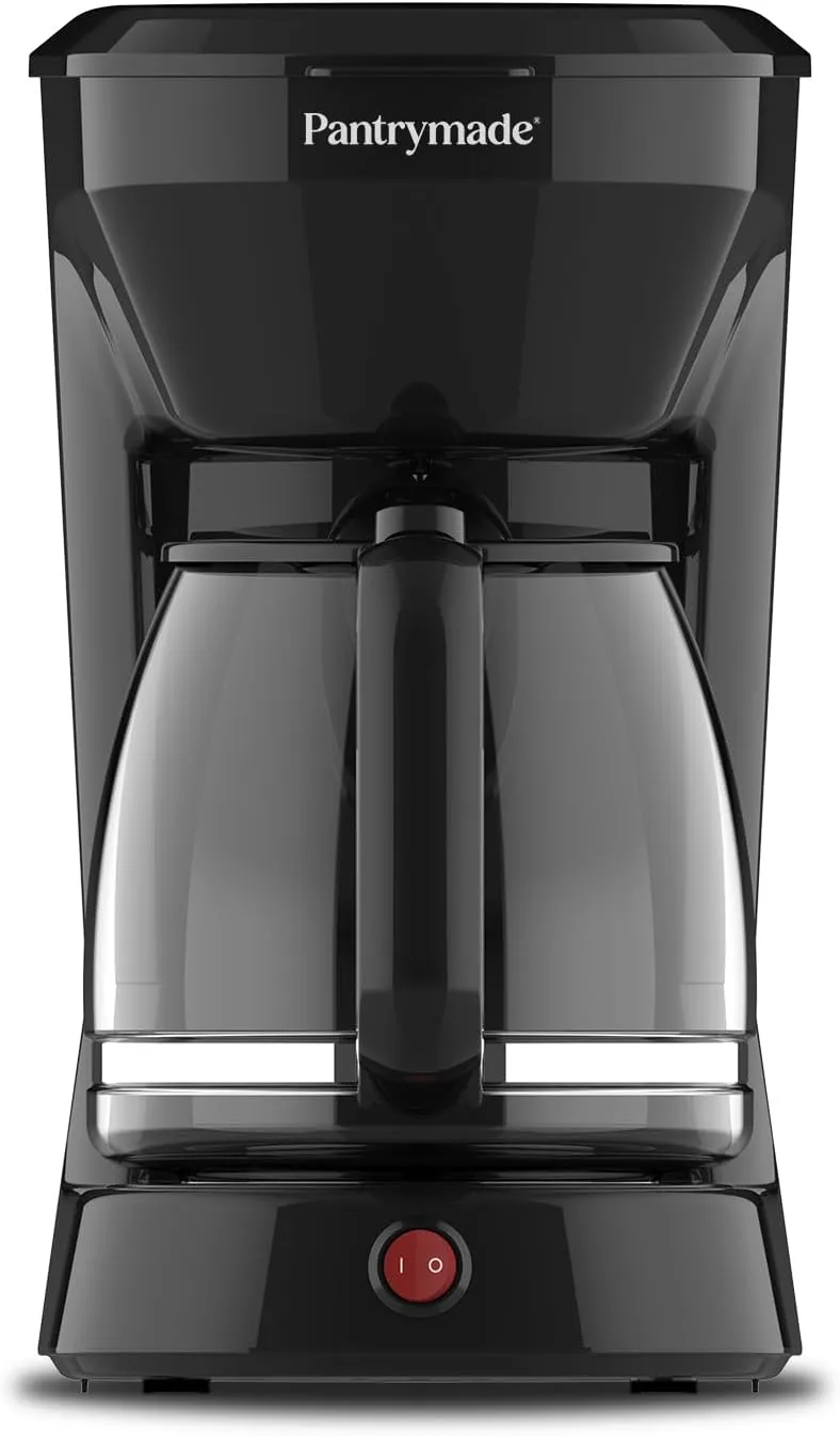 12-Cup Coffee Maker – Simple Drip Coffee Machine with Glass Carafe, Easy On/Off Operation, and Large Capacity – Perfect for Home or Office
