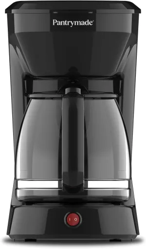 12-Cup Coffee Maker – Simple Drip Coffee Machine with Glass Carafe, Easy On/Off Operation, and Large Capacity – Perfect for Home or Office
