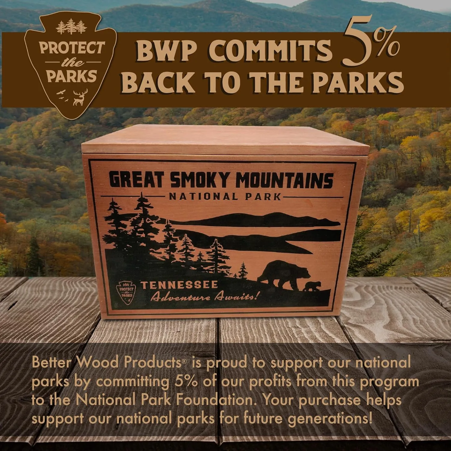 13 Pound Limited Edition Protect The Parks Series All Natural Fatwood Fire Starter Sticks for Fireplaces and Chimneys