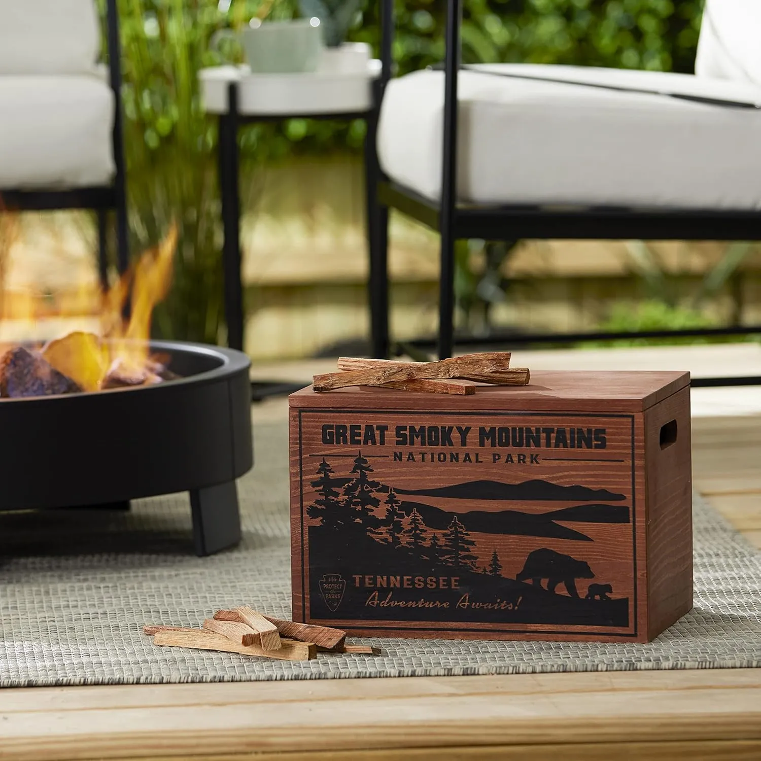 13 Pound Limited Edition Protect The Parks Series All Natural Fatwood Fire Starter Sticks for Fireplaces and Chimneys