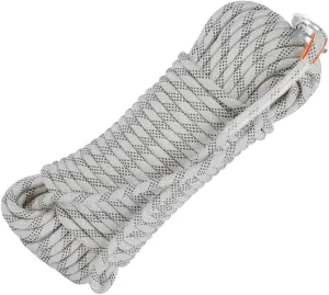 14mm Outdoor Indoor Workout Rope, 10~200m Static Rock Escape Rope for Ice Climbing Equipment, Fire Safety Rescue Rope (Color : White, Size : 14mm x 190m)
