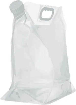 15 L Collapsible Water Bottle Canteen Portable Foldable Water Bottle with Handle Drinking Water Bag for Biking Hiking Travel (Color : White)