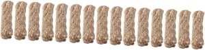 15pcs Jute Rope Survival Wick Lighter for Outdoor Fire Starting Fire for Hiking Camping Emergency Use and Windproof