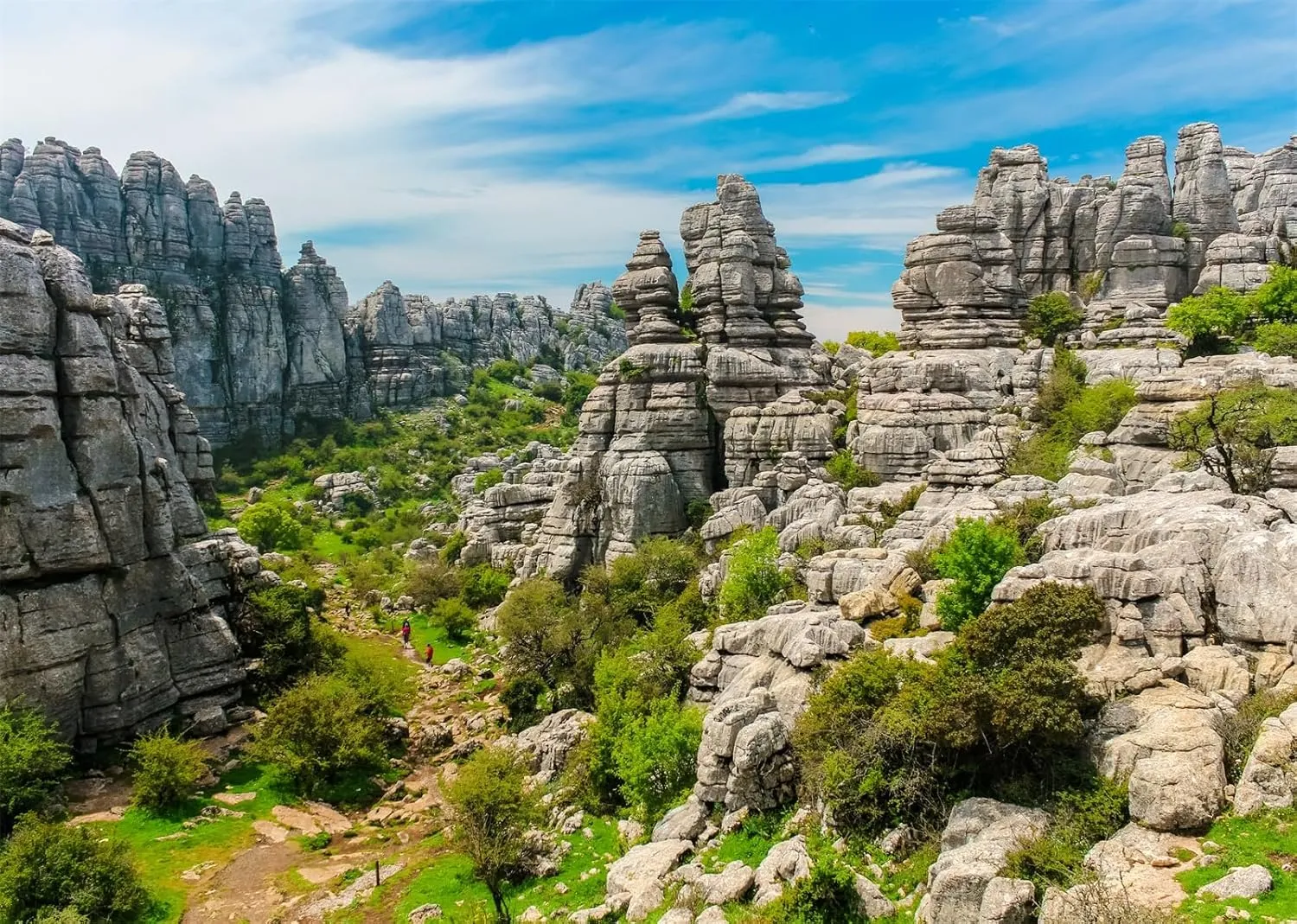 17x10ft Fabric Mountains Backdrop Spain Famous Karst Landscape Weathered Limestone Rock Stacks and Cliff Background Torcal De Antequera National Park Hiking Travel Party Decoration Photo Props