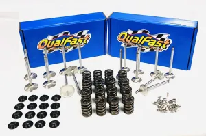 1.94" & 1.50" Stainless Steel Valve Kit including Z28 Springs & Retainers & locks compatible with Chevy sb 400 350 327 (1.940"/1.50" Hd dia.)