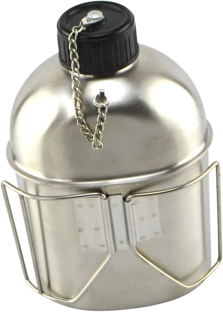 1Set Canteen Bottle Lightweight Portable Water Bottle for Hiking Camping Use Leakproof Design for Outdoor Adventures