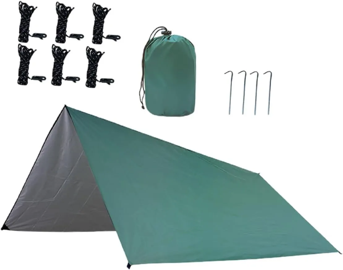 1set Outdoor Camping Tent for Person Lightweight Portable Sunshade Canopy for Family Adventures Easy Setup for Hiking Travel and Outdoor Activities