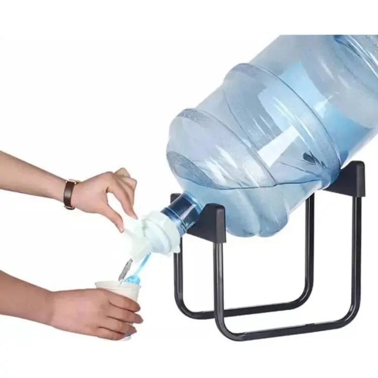 2 Pcs Set (Water Bottle Stand  Tap) (Without Bottle)