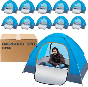 2 Person Camping Tents for Homeless Bulk Pop up Adult Waterproof Instant Easy Setup Tent for Homeless, Hiking, Outdoor, Travel, Camping, Donation Backpacking Supplies