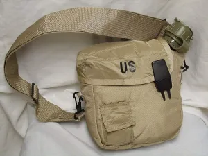 2 Quart Water Canteen with New Issue Insulated Carrier and Shoulder Sling