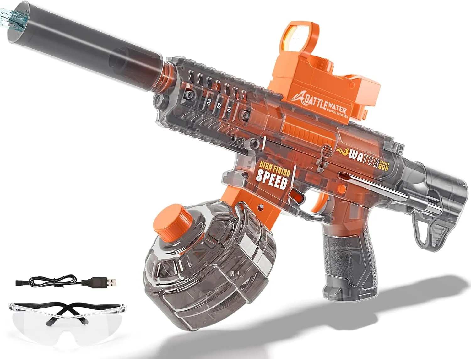 2025 Electric Water Gun for Adults, High Powered Automatic Squirt Gun with 32-40 Ft Long Range, 500CC  Water Tank Water Guns- Large Water Gun|Summer Ideal Gift Fighting Toys for Ages 8-12 Boy Girl