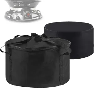 21" Carry Bag and Cover Kit Replacement for Outland Firebowl 863 864, Portable Outdoor Propane Gas Fire Pit Bag with Padded Handles, Fire Pit Carry Case Water-Resistant