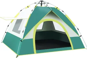 2/3 Person Family Dome Tent With Removable Rain-Fly, Lightweight Portable Backpacking Tent, Easy Set Up Portable Camping Tent For Hiking Backyard Outdoor Tent ( Color : /Green , Size : 3 person )