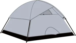 2/4 Person Camping Tent, Lightweight & Waterproof, Easy Setup, Ideal for Backpacking, Hiking, and Outdoor Adventures with Rainfly Protection