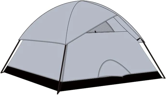 2/4 Person Camping Tent, Lightweight & Waterproof, Easy Setup, Ideal for Backpacking, Hiking, and Outdoor Adventures with Rainfly Protection