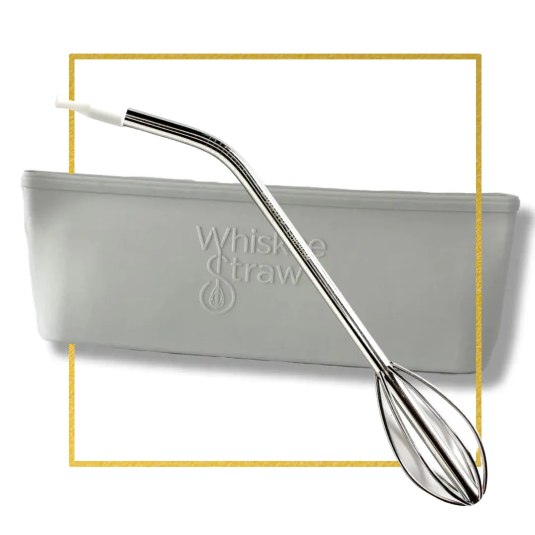 24oz WHISKEE STRAW   TRAVELER BAG
