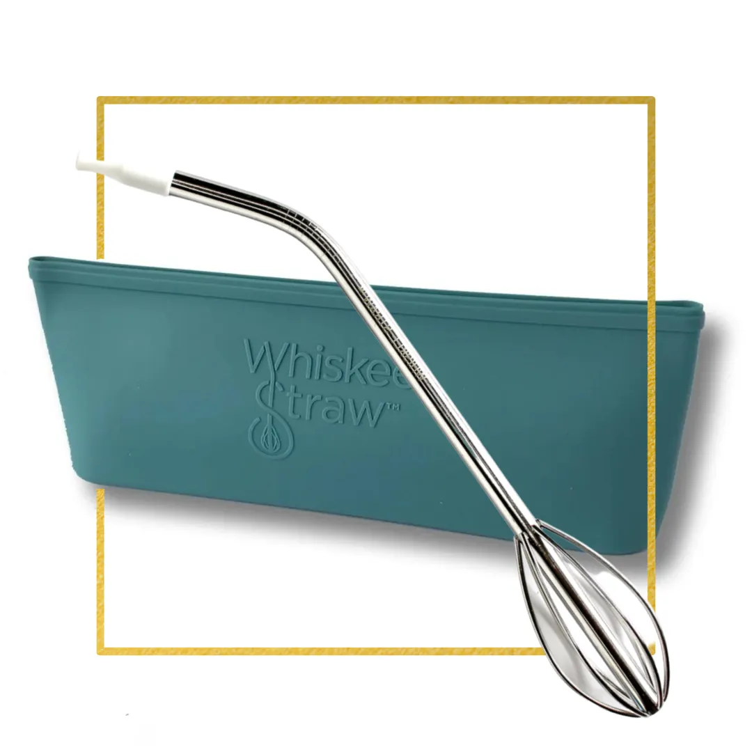 24oz WHISKEE STRAW   TRAVELER BAG
