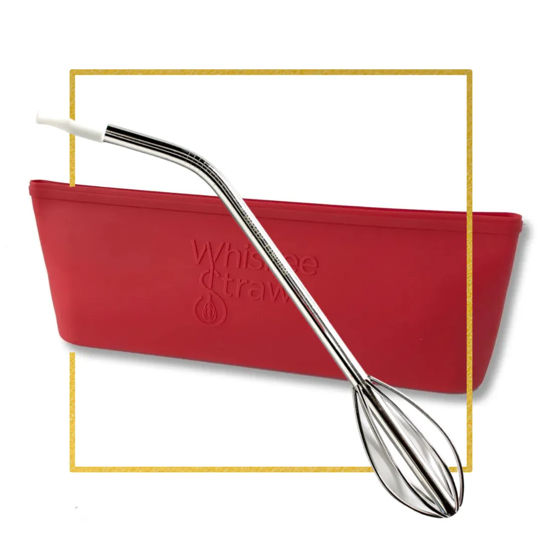 24oz WHISKEE STRAW   TRAVELER BAG