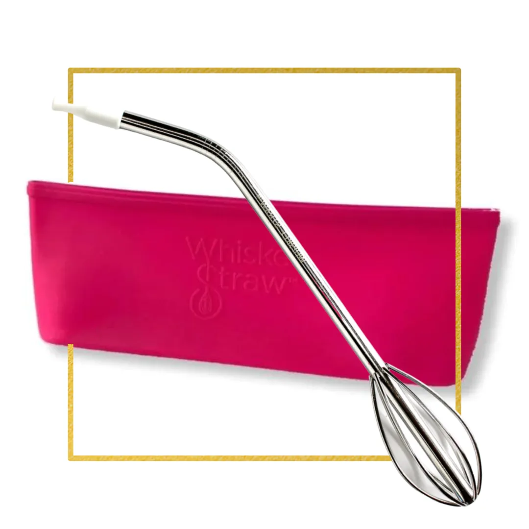24oz WHISKEE STRAW   TRAVELER BAG