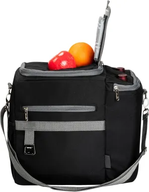 27 Cans Insulated Cooler Bag, Large Collapsible Leakproof Grocery Shopping Cooler Bag, Outdoor Travel Cooling Soft Bag for Picnics, Camping, Parties