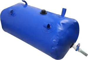 29gal Water Storage Bladder with Valve,Portable Large Capacity Water Tank,Collapsible Rain Barrel & Water Storage Container,for Camping,Fire Protection, Agricultural Irrigation & Emergency Water(110L)