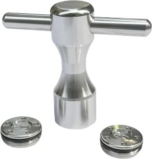 2pcs Golf Putter Weights 20g with Wrench Tool Kit Compatible with Scotty Cameron Newport Phamtom GoLo Futura Putters, Silver Golf Weights with Plastic Case