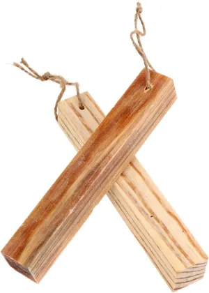 2sets Wooden Fire Starter Sticks Pine Fat Quick Ignition Strip Kit for Camping BBQ Grilling 2pcs*2