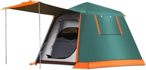 3-4 Person Automatic Camping Tent Hydraulic Instant Tent Easy Setup Hiking Tent for Camping Outdoor Mountaineering Travel