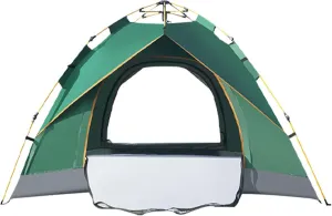 3-4 Person Automatic Pop-Up Light Weight Camping Tent Beach Tent Portable Dome Tents for Festivals, Fishing, Hiking, Garden and Traveling Easy to Install Sun Shelter