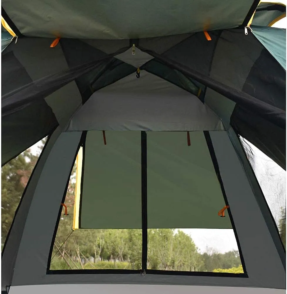 3-4 Person Pop Up Tent Automatic Instant Camping Tent Quick Opening Outdoor Tent 4 Season Travel Tent with Carry Bag for Hiking, Traveling or Beach
