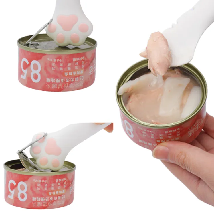 3 in 1 Cat Food Can Opener Feeding Spoon