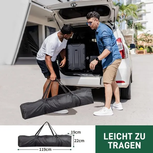 3 x 3m Practical Waterproof Right-Angle Folding Tent (Dark Gray)