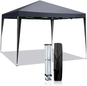 3 x 3m Practical Waterproof Right-Angle Folding Tent (Dark Gray)