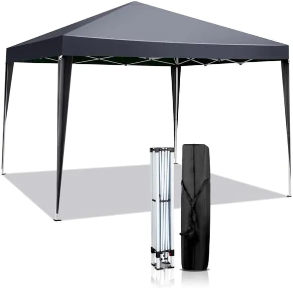 3 x 3m Practical Waterproof Right-Angle Folding Tent (Dark Gray)
