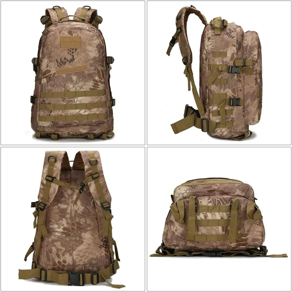 36-55L Military MOLLE Backpack for Men and Women Rucksack Tactical Assault Pack Bag for Hunting Camping Trekking (Camouflage Digital)