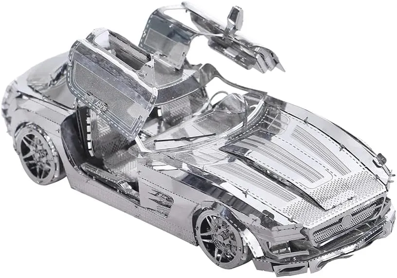 3D Metal Puzzle for Adults Teenagers Age 14  Butterfly Wings Sports Car Model Assembly Teenagers Toys
