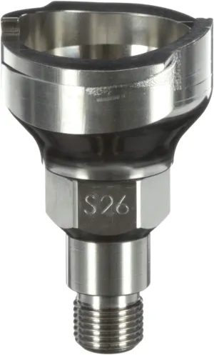 3M PPS 2.0 Spray Gun Adapter #S26, 26118, 11 mm Male, 1.0 mm Thread, Connects Select Central Pneumatic and DeVilbiss Paint Guns to PPS 2.0 Paint Spray System, 1 Pack