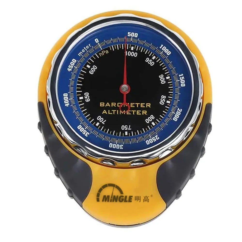4-in-1 Altitude Meter - Altimeter, Barometer, Compass, Thermometer for Portable Camping and Hiking