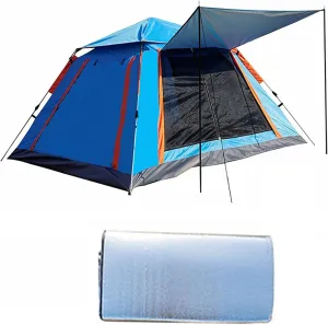 4 Season Waterproof Tent, Tents for Camping, 2000mm Waterproof, Camping Tents & Shelters for Outdoor Sports, for Picnic Hiking Travel