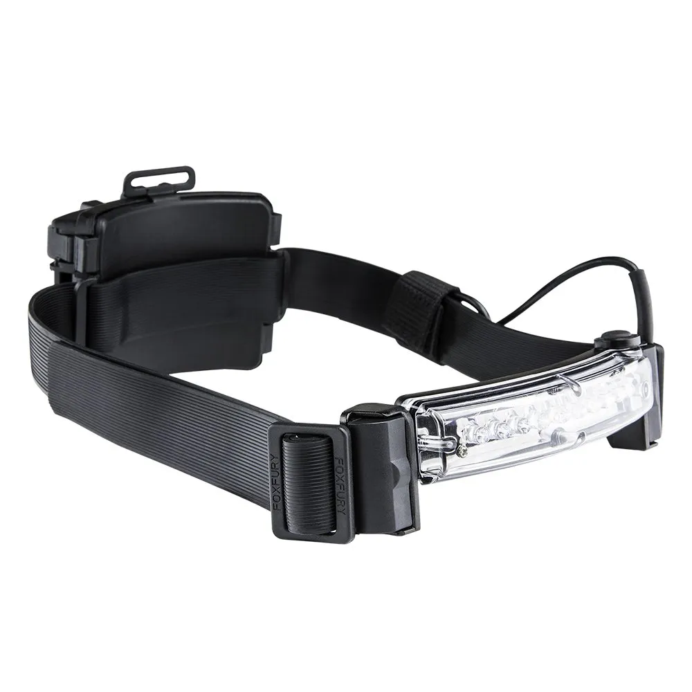 410-L06 Command LoPro Fire and Impact Resistant Waterproof White LED Helmet Light, 65 Lumens