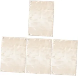 4pcs Fire Retardant Mat Waterproof Grill Blanket Insulation for Outdoor Activities